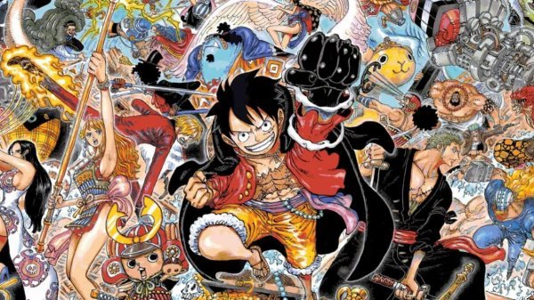 Poster da saga final do anime One Piece
